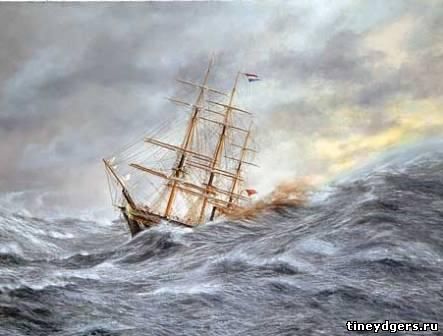 Английский парусно‑винтовой корабль «Ройял Чартер»