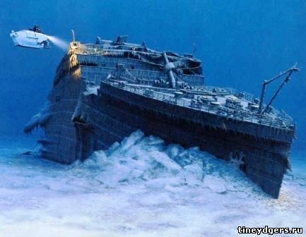 "Титаник" под водой